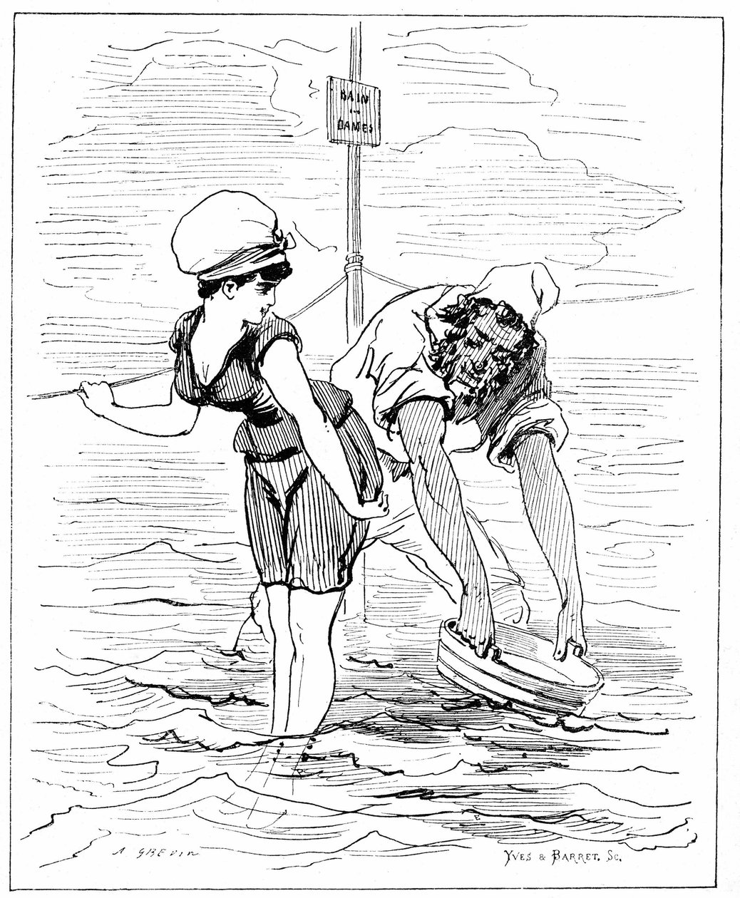 Illustration für "The Spirit of Women" von Alfred Grevin