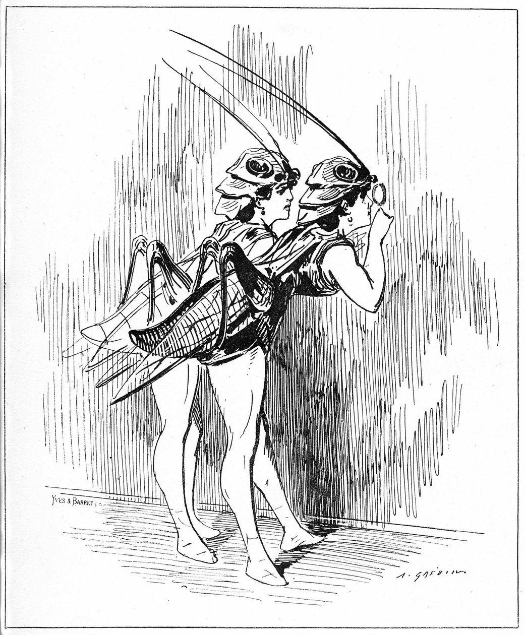 Illustration für "The Spirit of Women" von Alfred Grevin