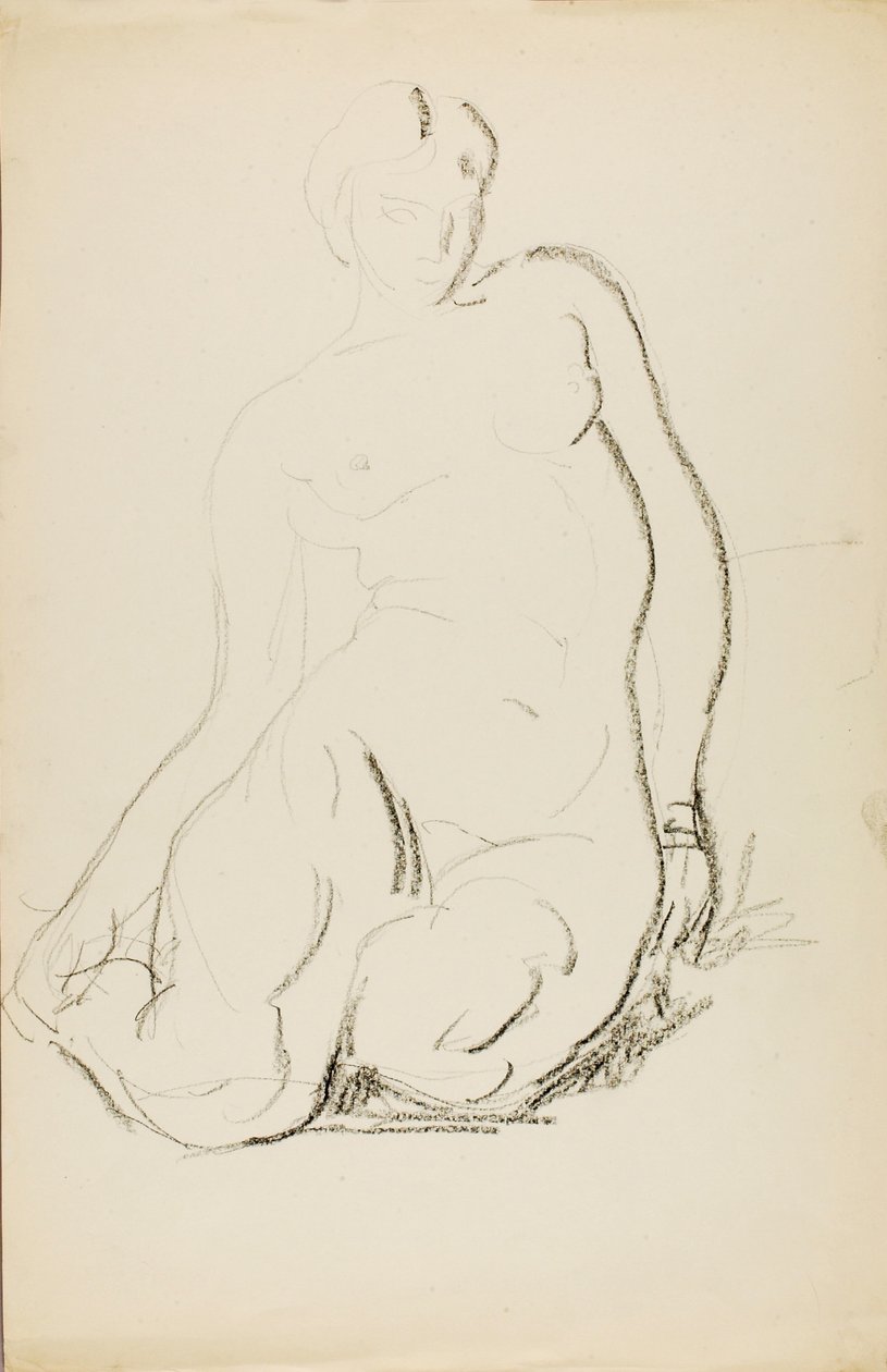 Sitzender Akt von Alfred H. Maurer