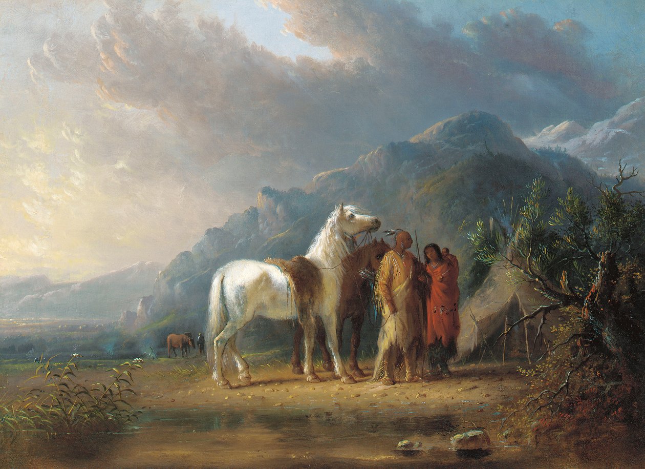 Sioux-Lager von Alfred Jacob Miller