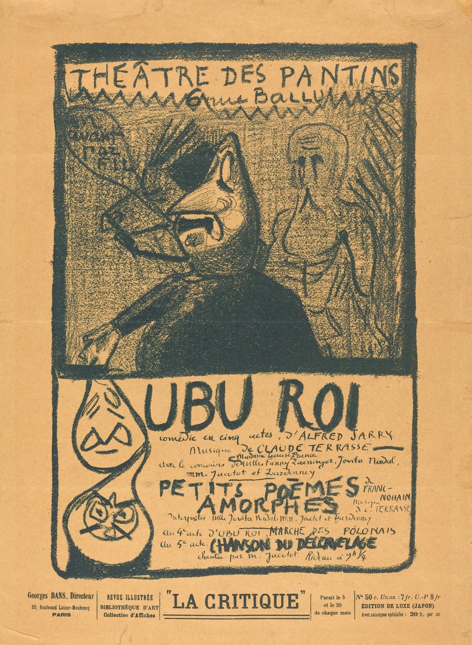 Ubu Roi; Petits Poèmes amorphes von Alfred Jarry
