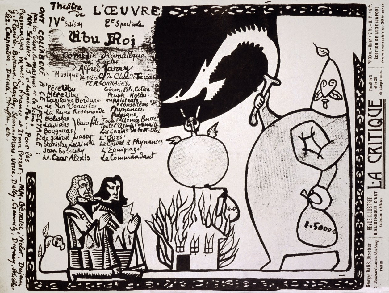 König Ubu (Plakat) von Alfred Jarry