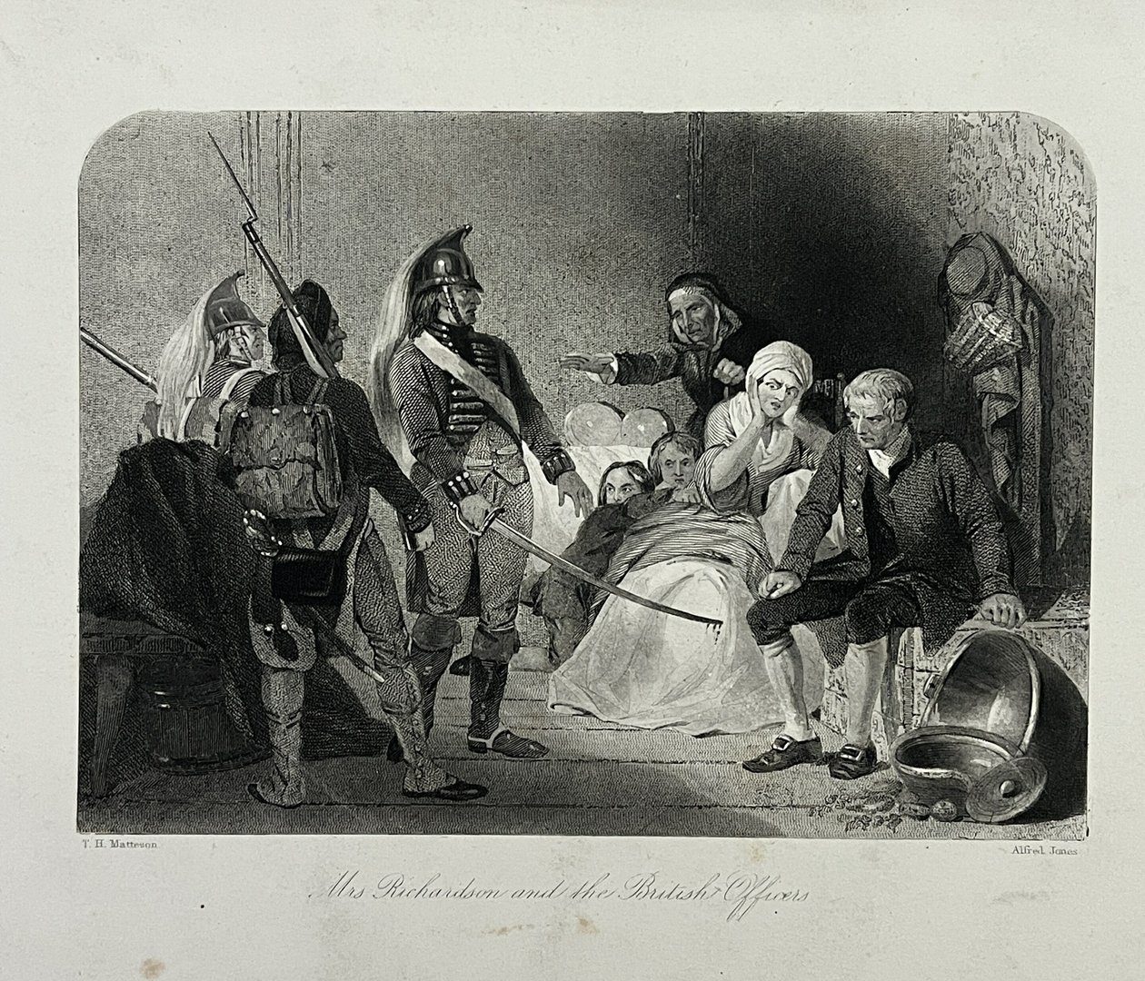 Frau Richardson und die britischen Offiziere von Alfred Jones