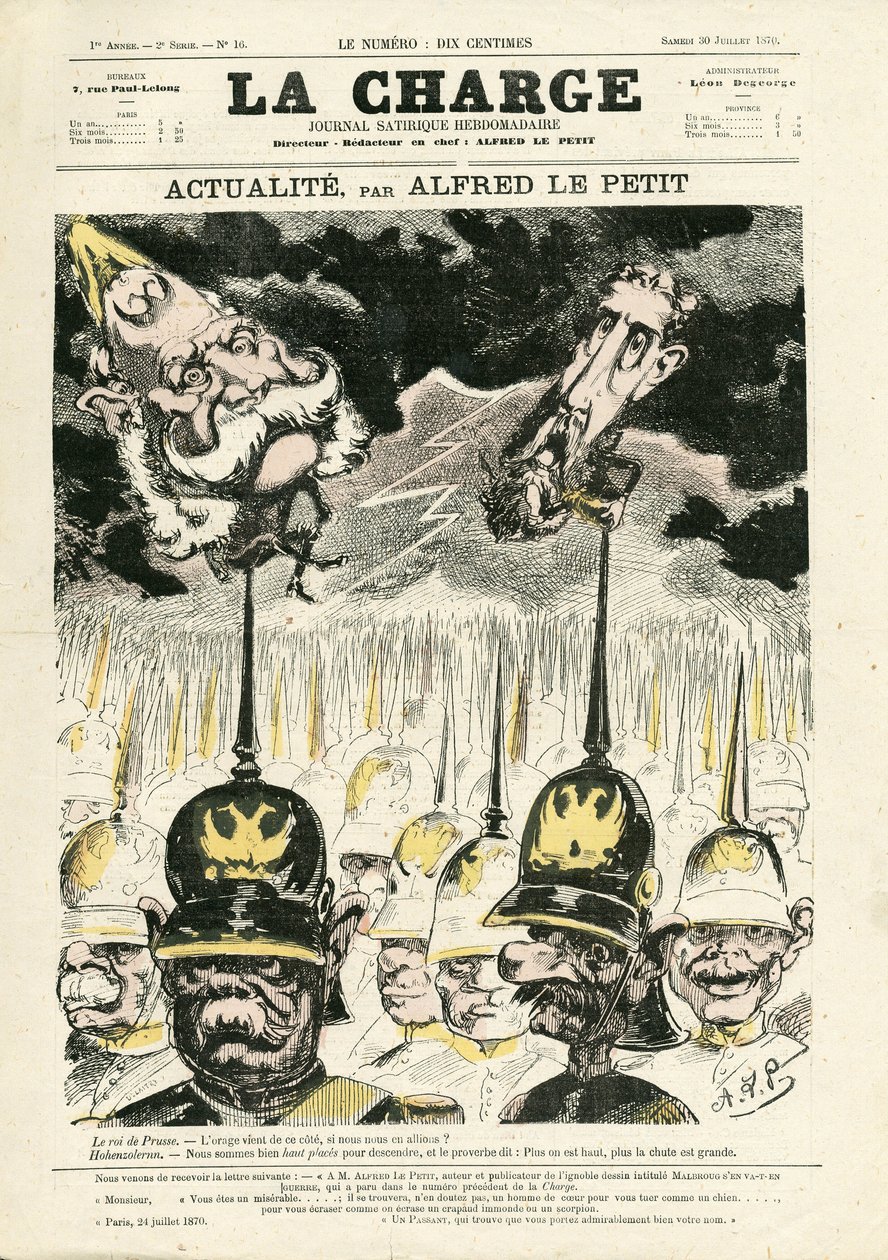 La Charge (1870), Nummer 16 von Alfred Le Petit