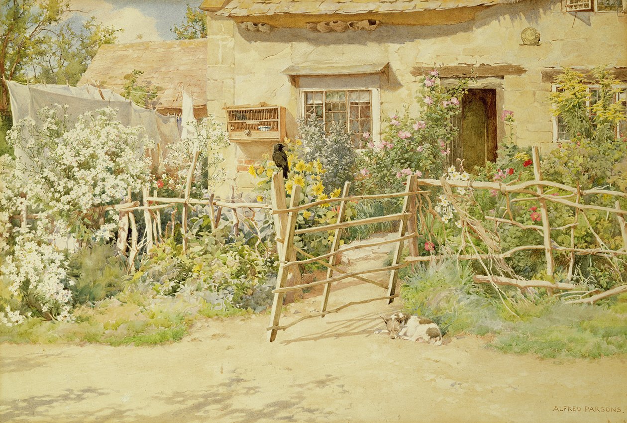 Heißer Nachmittag von Alfred Parsons