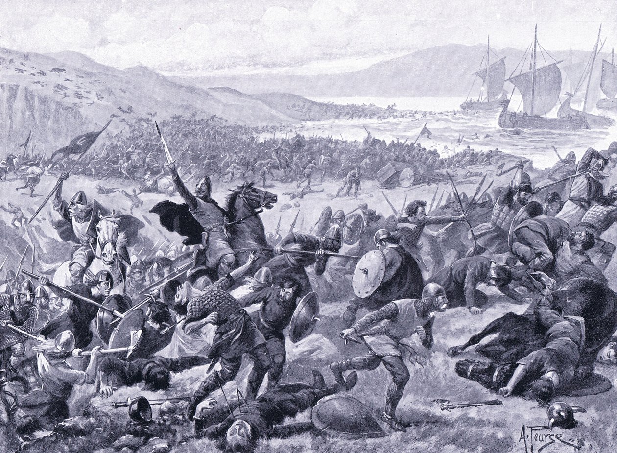 Die große Schlacht von Brunanburgh 937 n. Chr. von Alfred Pearse