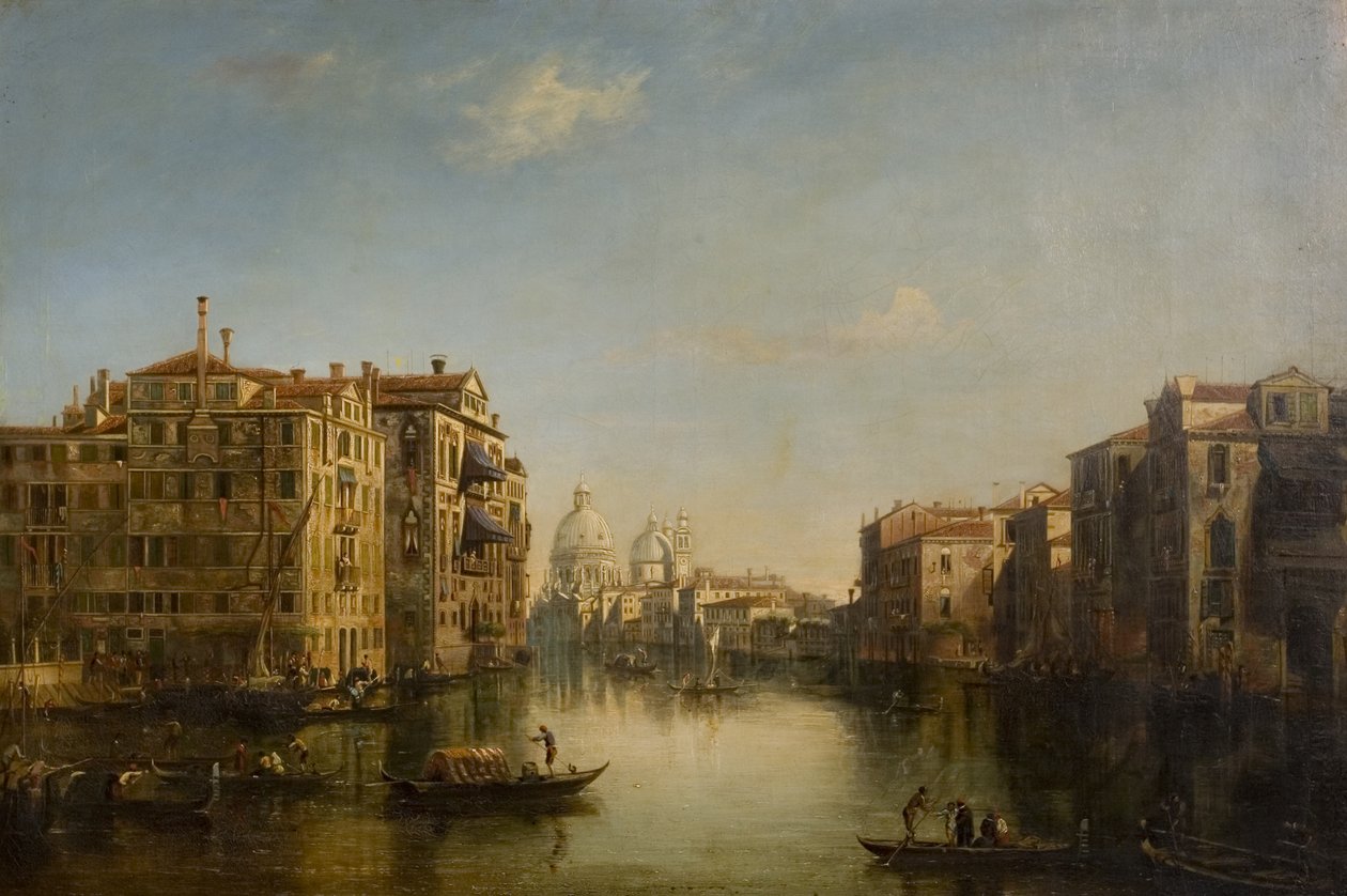 Canal Grande, Venedig, 19. Jahrhundert von Alfred Polentine