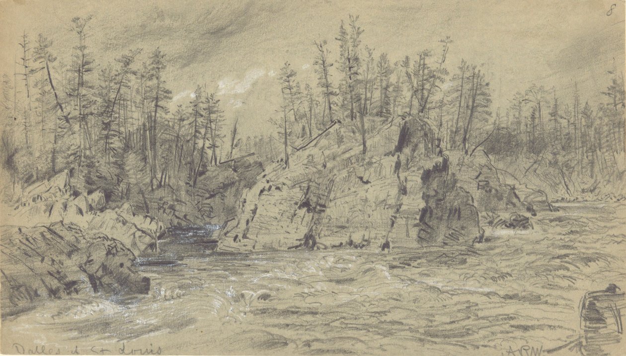 Dalles von St. Louis von Alfred R. Waud