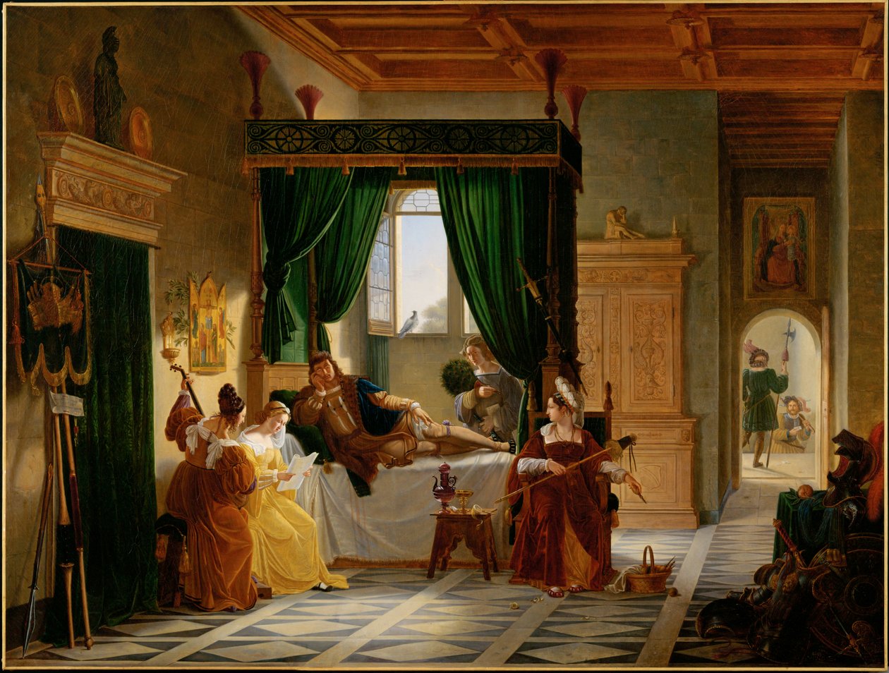 Die Genesung von Bayard von Alfred Roll