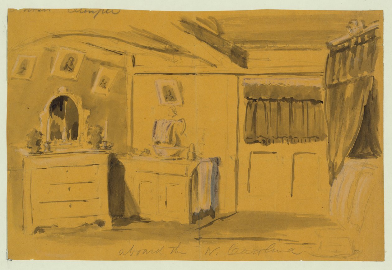 An Bord der N. Carolina von Alfred Rudolph Waud