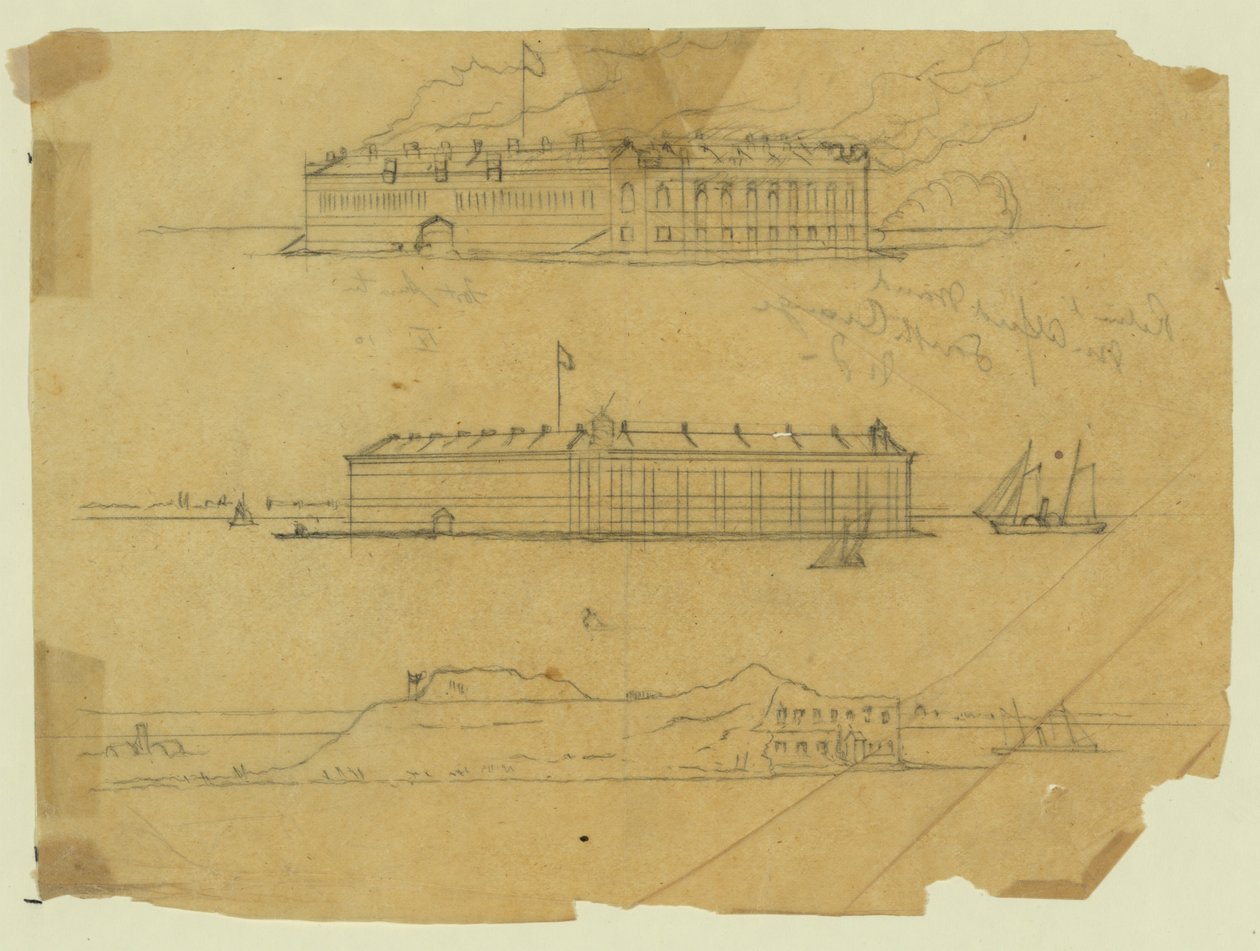 Fort Sumter von Alfred Rudolph Waud