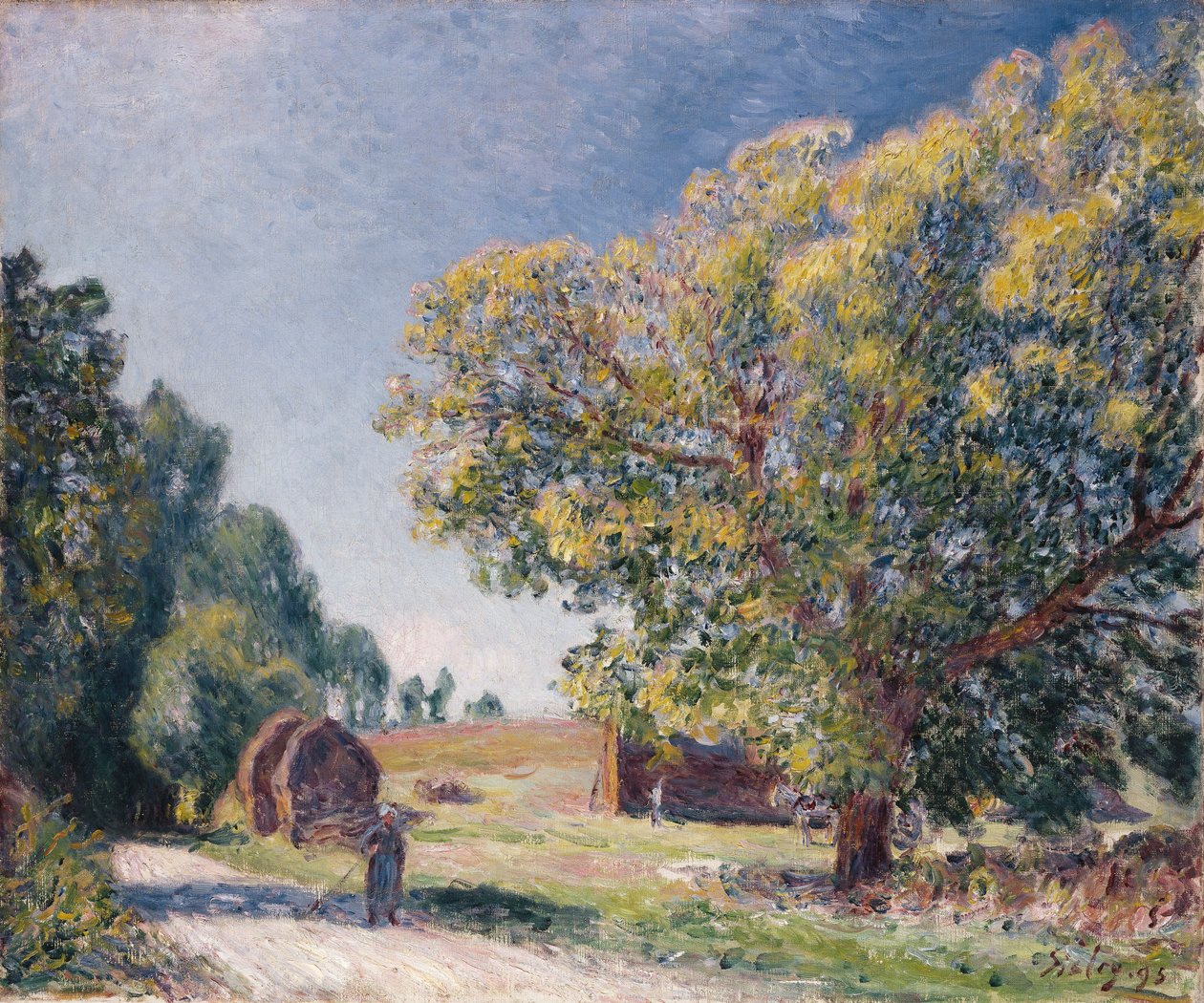 Eine Lichtung im Wald, 1895 von Alfred Sisley