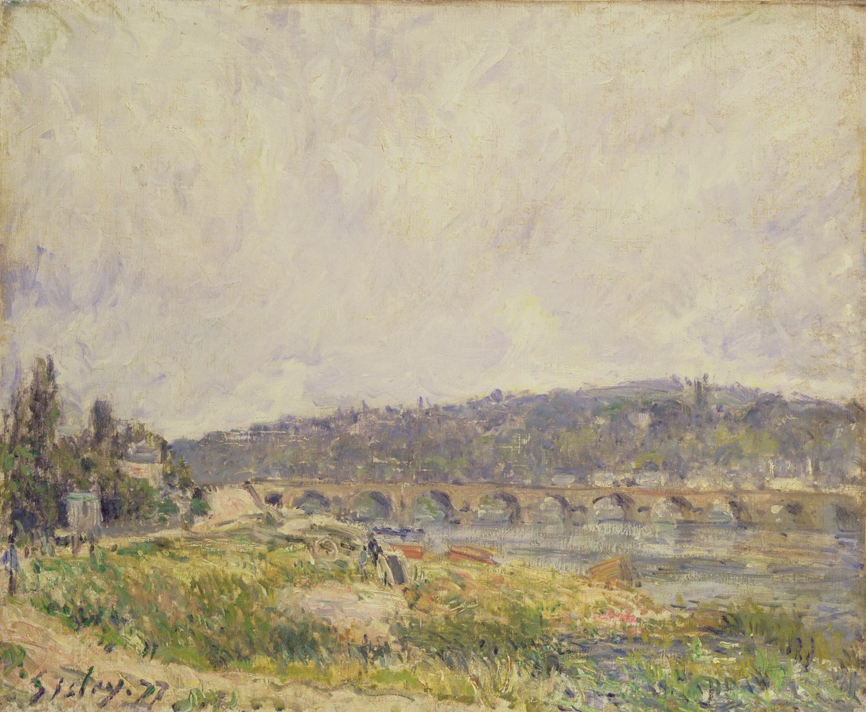 Brücke bei Sevres, 1877 von Alfred Sisley