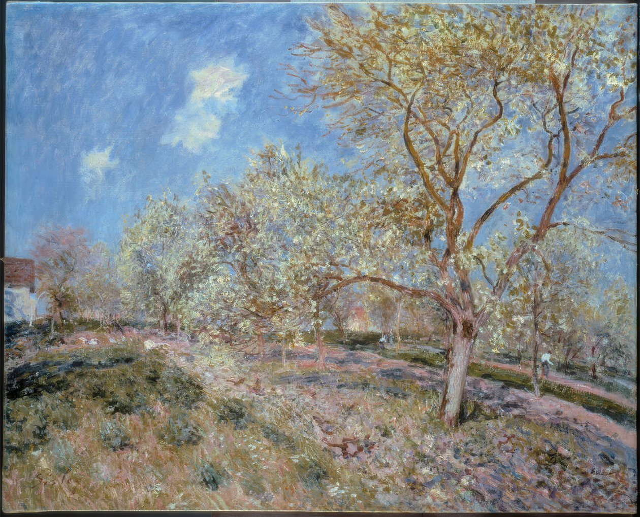 Frühling in Veneux von Alfred Sisley