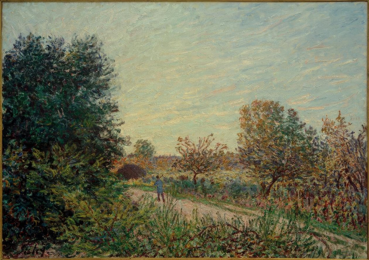 Die Straße von Alfred Sisley