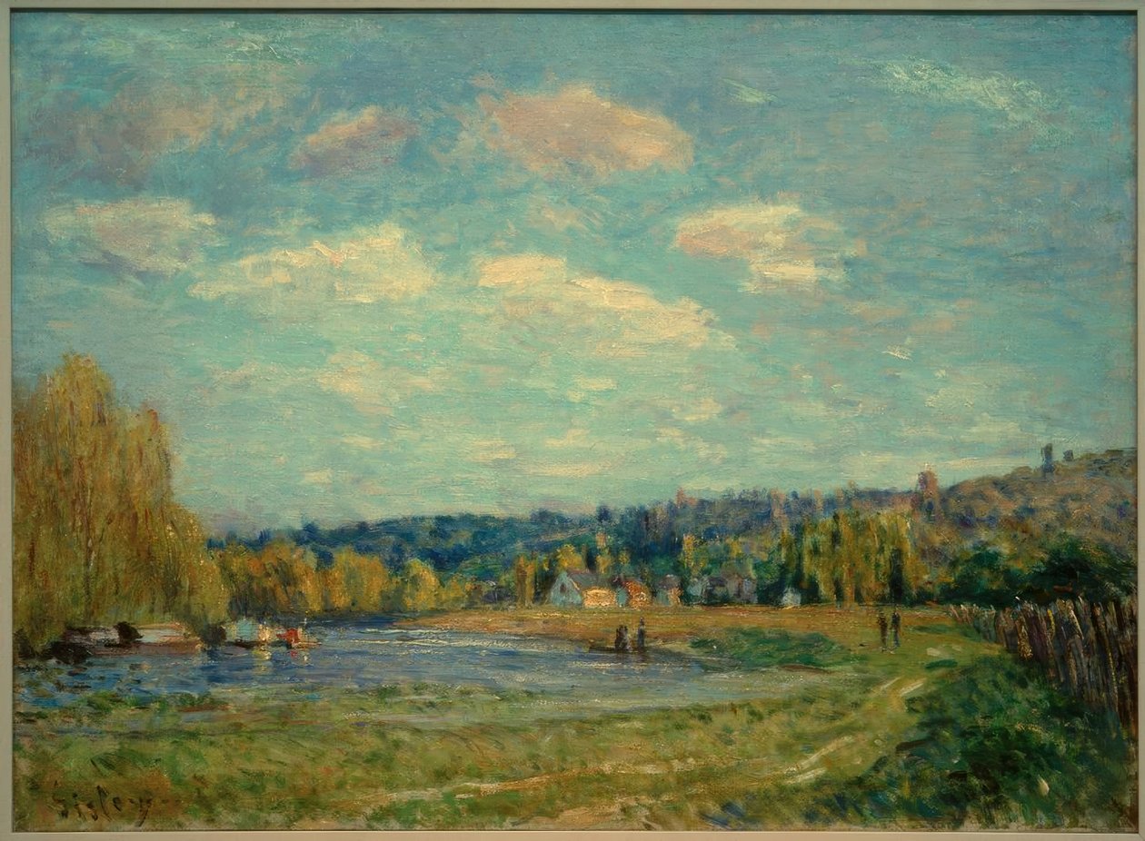 Die Seine bei Saint-Cloud von Alfred Sisley