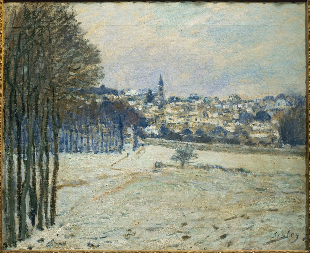 Der Schnee in Marly-le-Roi von Alfred Sisley