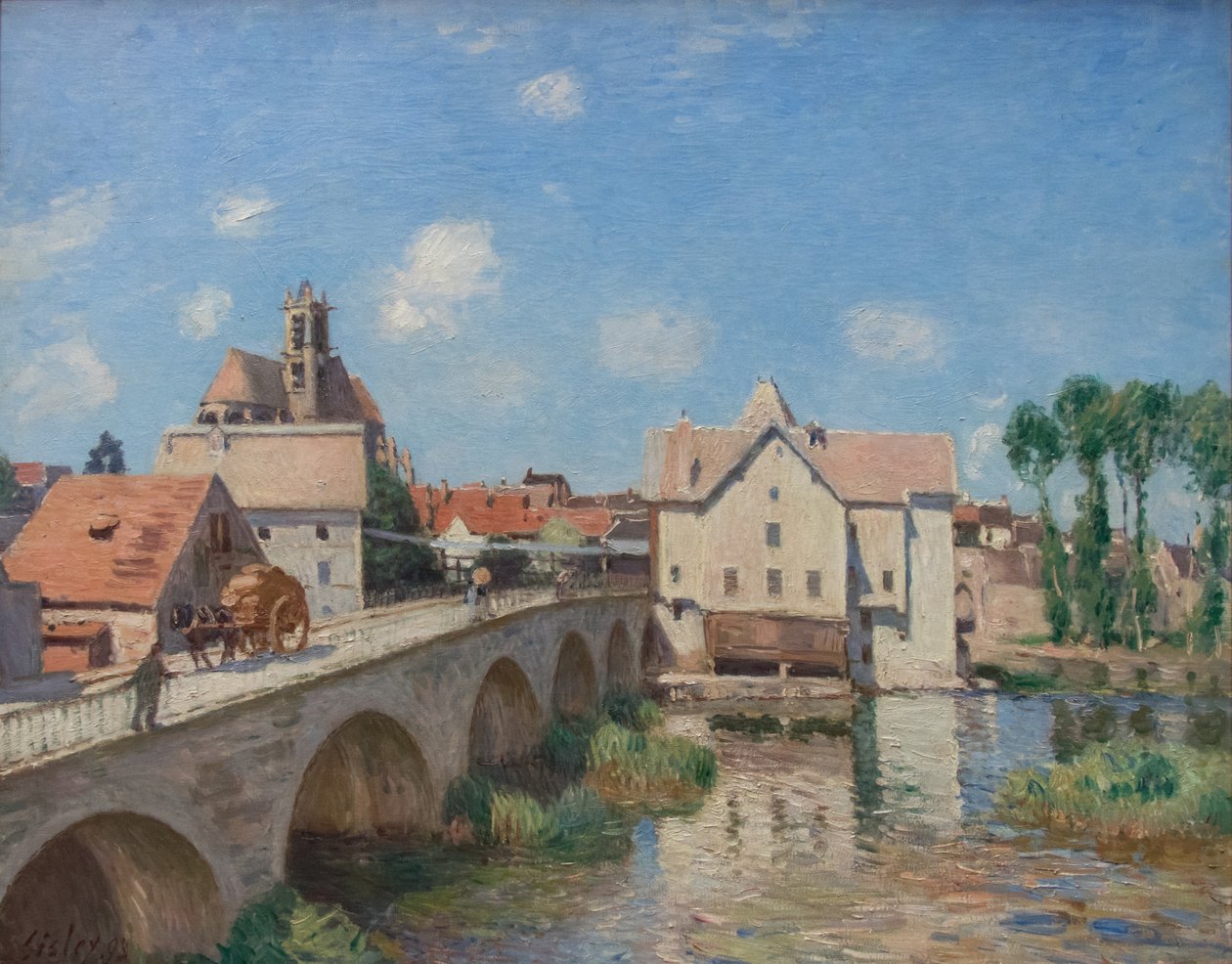 Die Brücke von Moret von Alfred Sisley