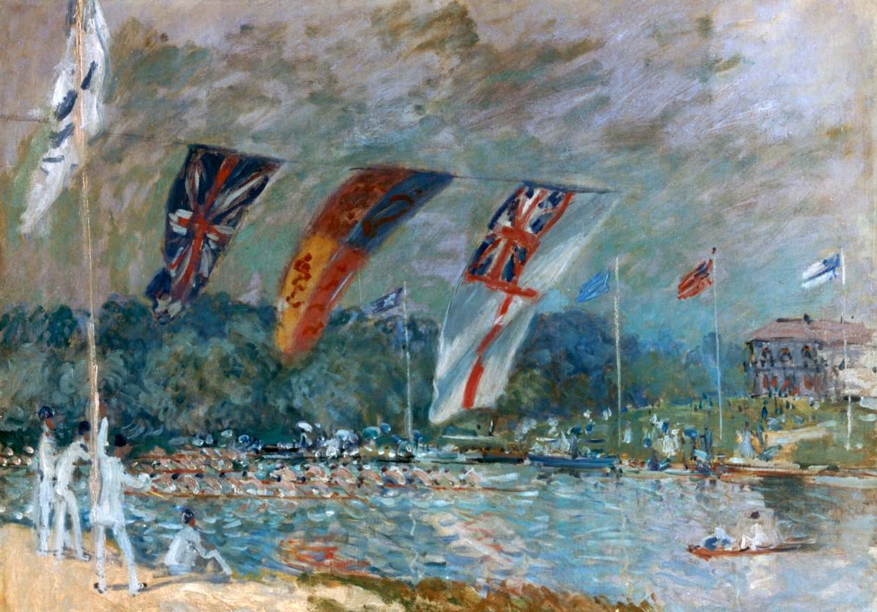 Regatta in Molesey, 1874 von Alfred Sisley