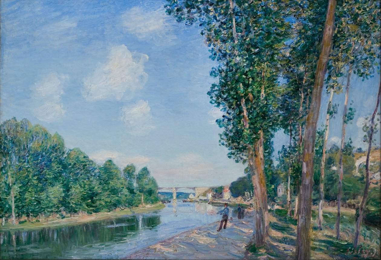 Saint-Mammès. Juni Sonnenschein von Alfred Sisley