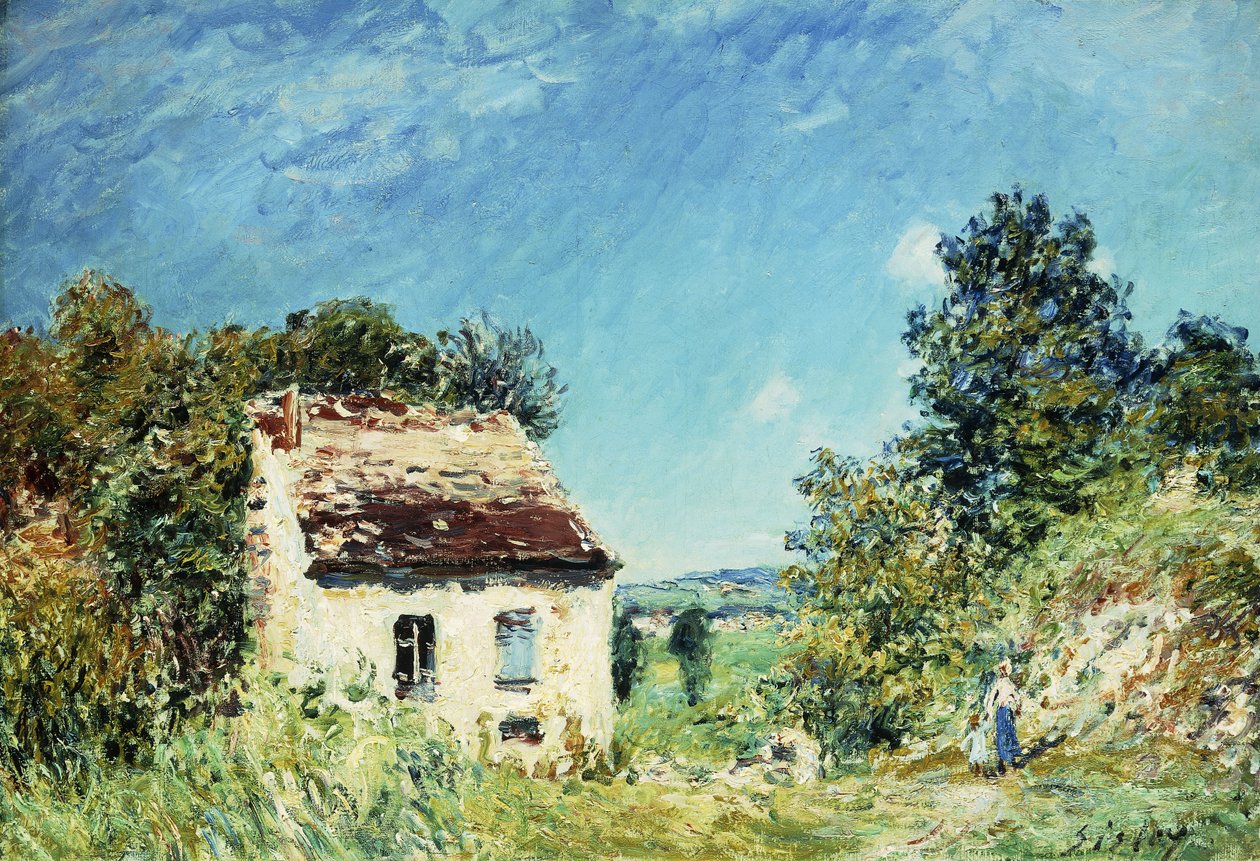Das verlassene Haus, 1887 von Alfred Sisley
