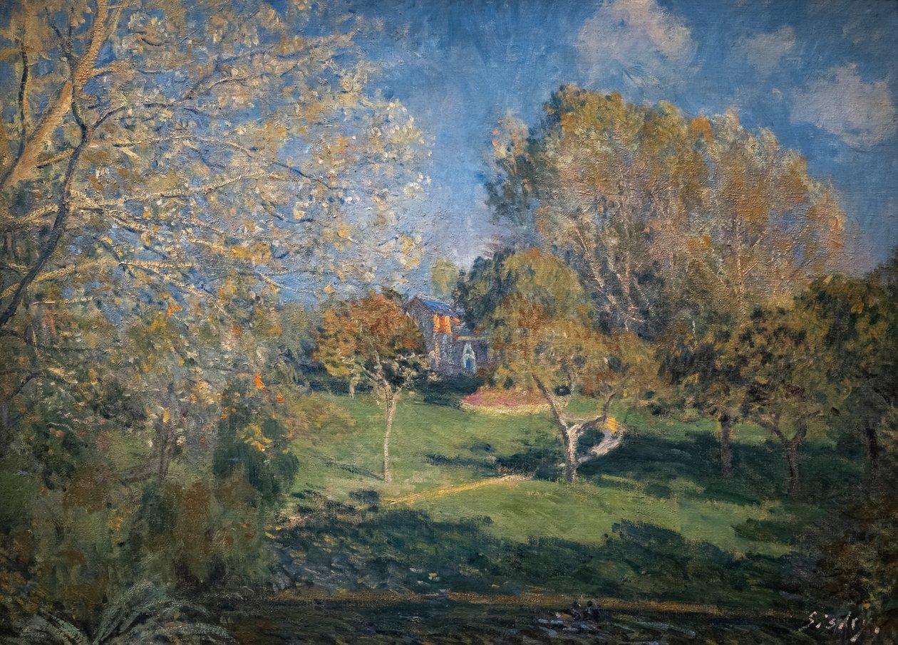 Der Garten von Hoschede von Alfred Sisley