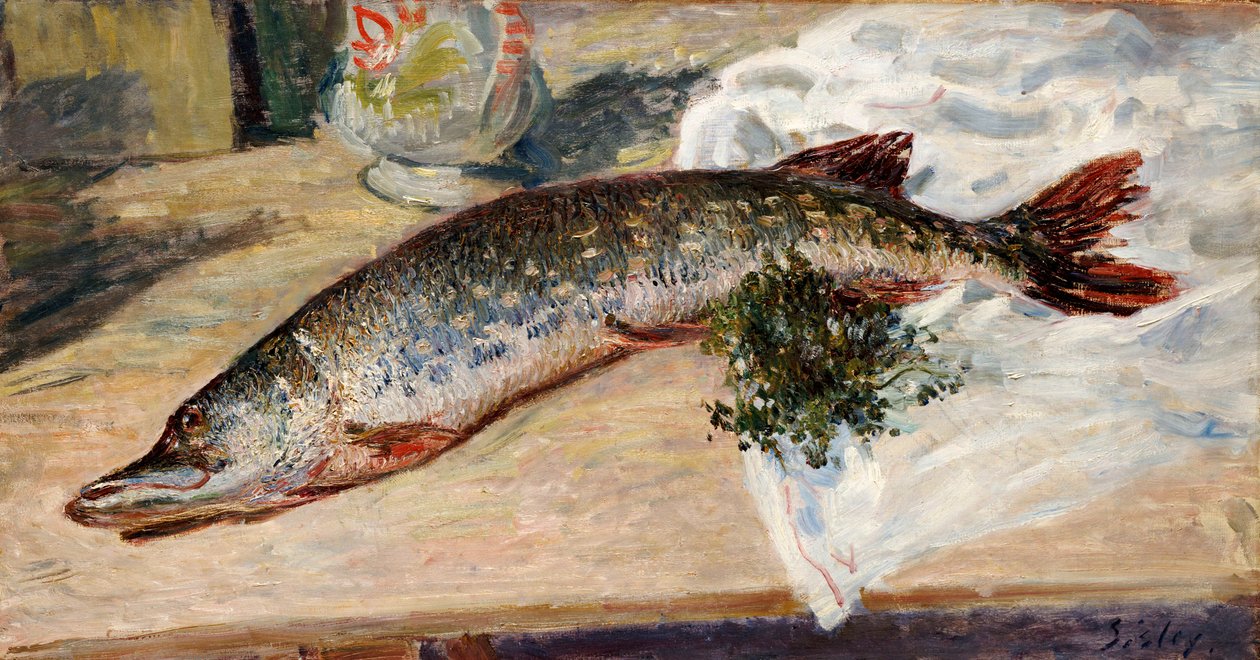 Der Hecht, 1888 von Alfred Sisley