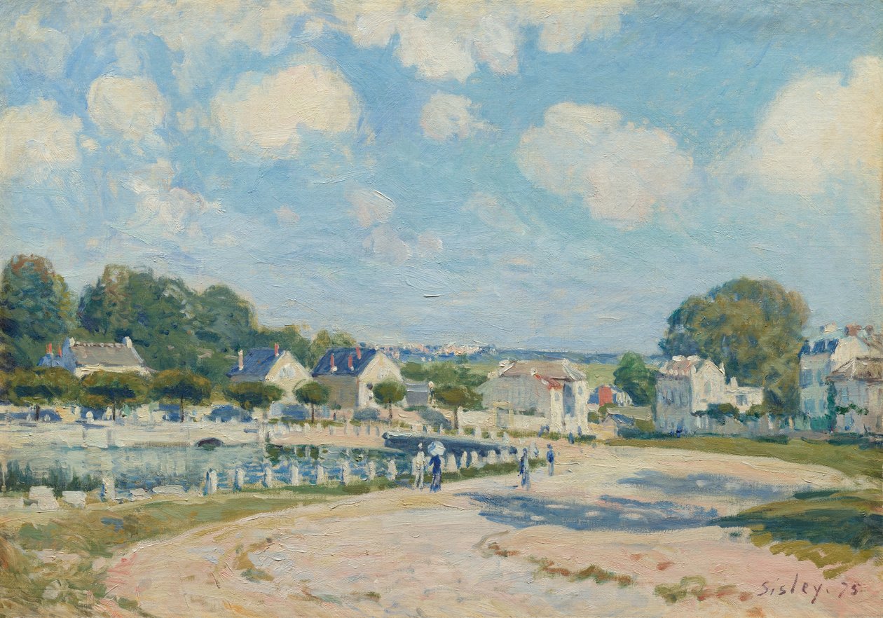 Tränkestelle in Marly von Alfred Sisley