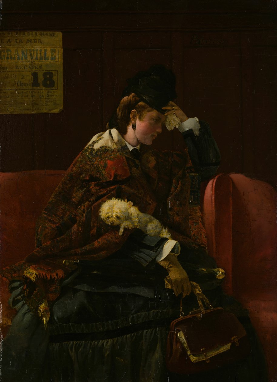 Am Bahnhof von Alfred Emile Stevens