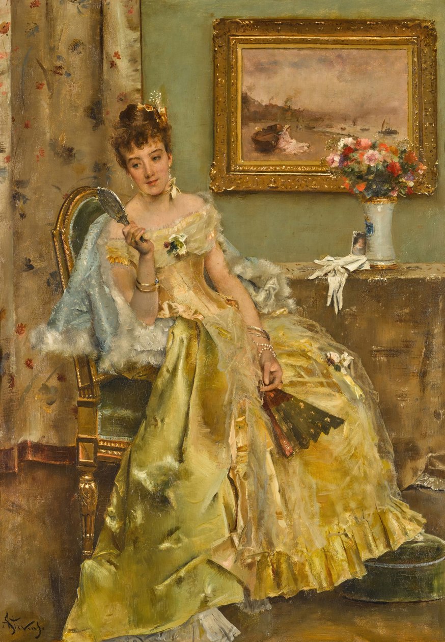 Koketterie von Alfred Emile Stevens