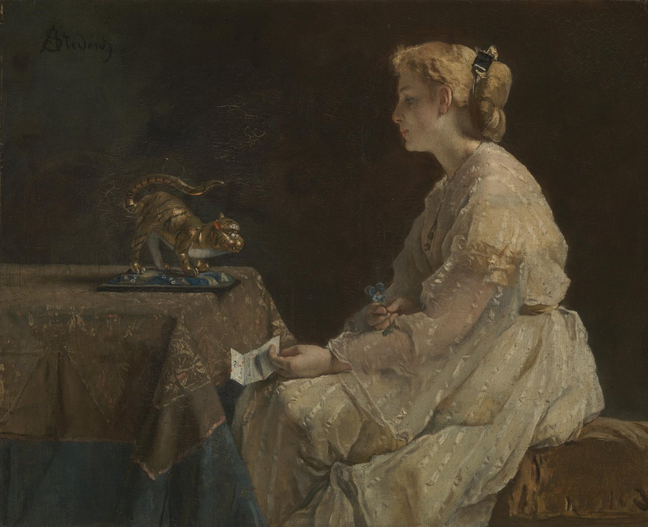 Die Gegenwart von Alfred Emile Stevens