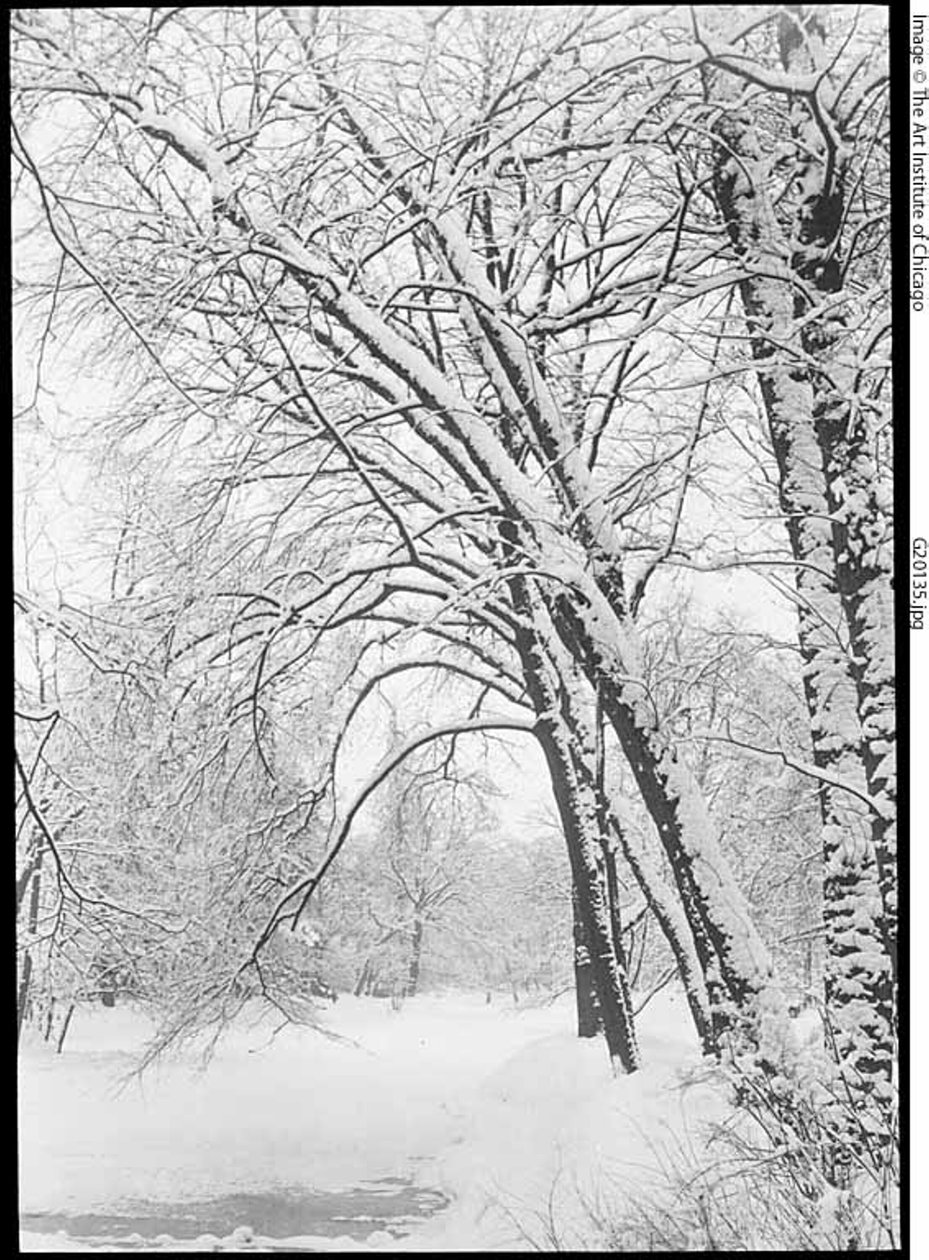 Schneelandschaft, Berlin von Alfred Stieglitz