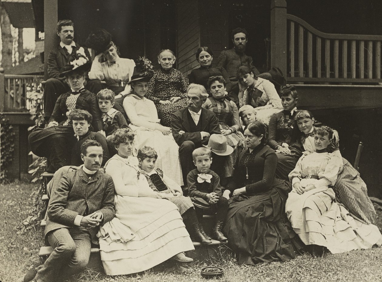Familie Stieglitz in Oaklawn, Lake George von Alfred Stieglitz