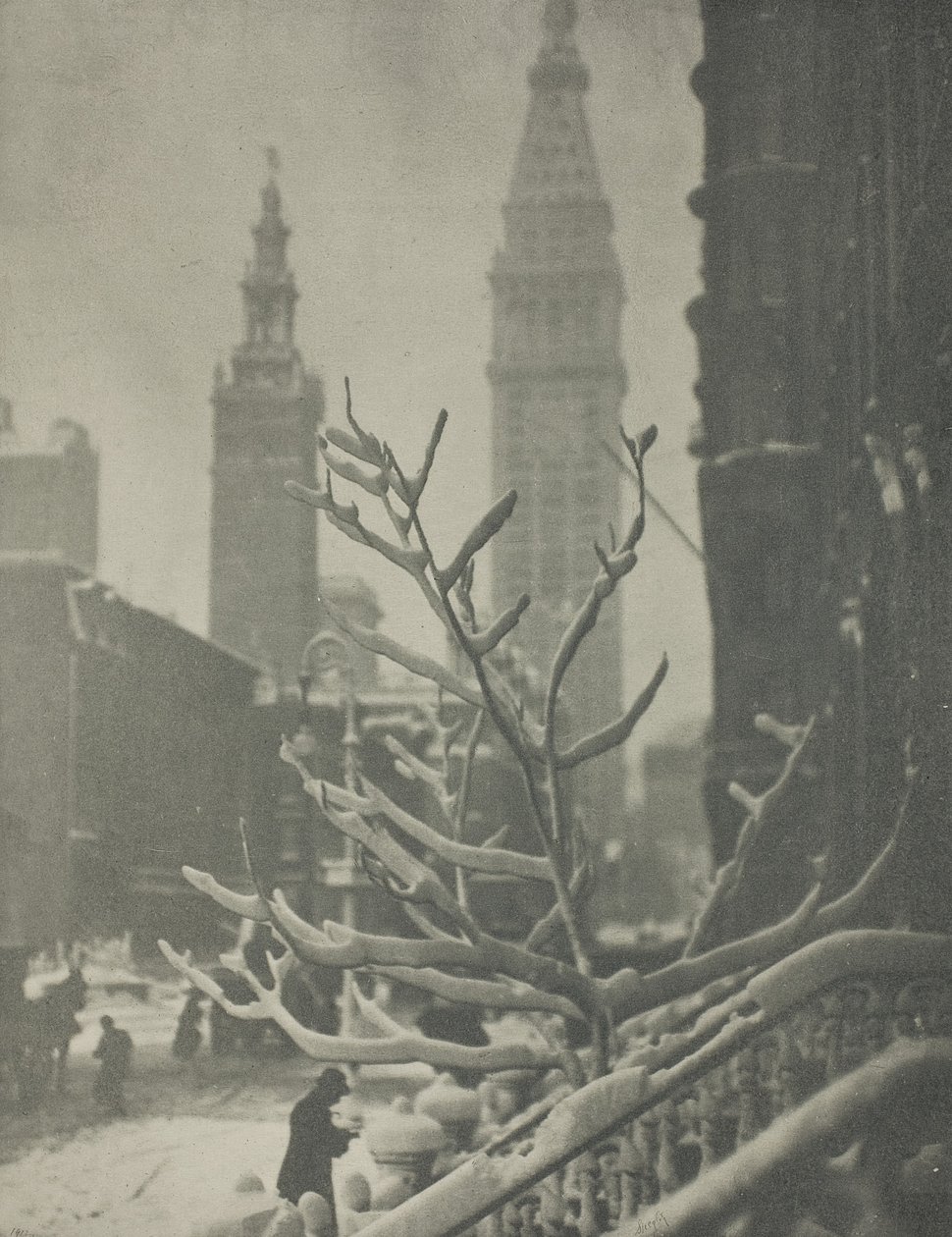 Zwei Türme, New York von Alfred Stieglitz