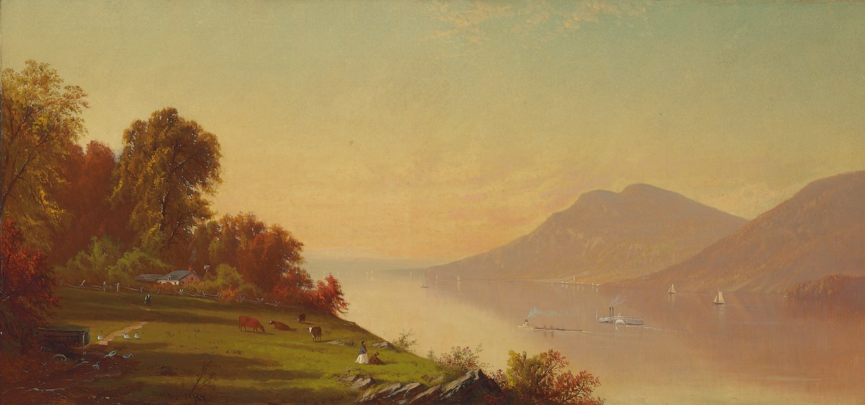 Nachmittag am Hudson, 1867 von Alfred Thompson Bricher