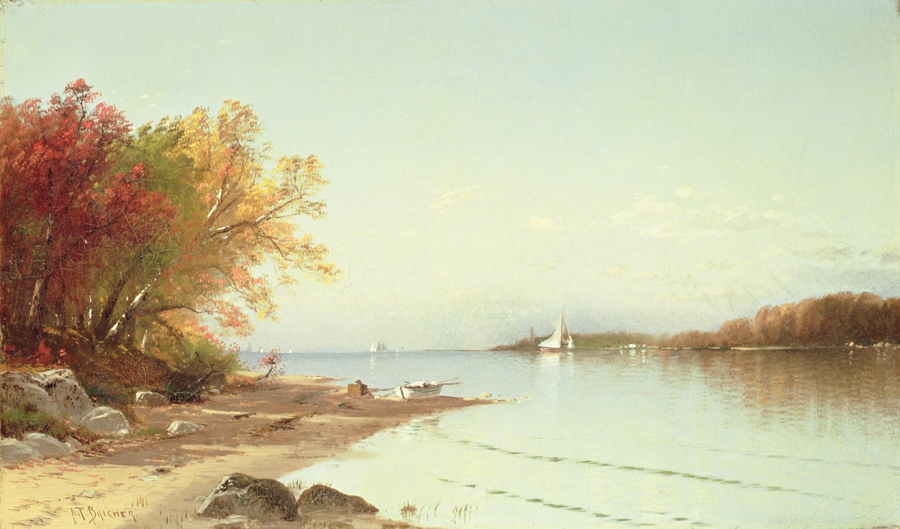 Narragansett Bay, Herbst, Rhode Island von Alfred Thompson Bricher