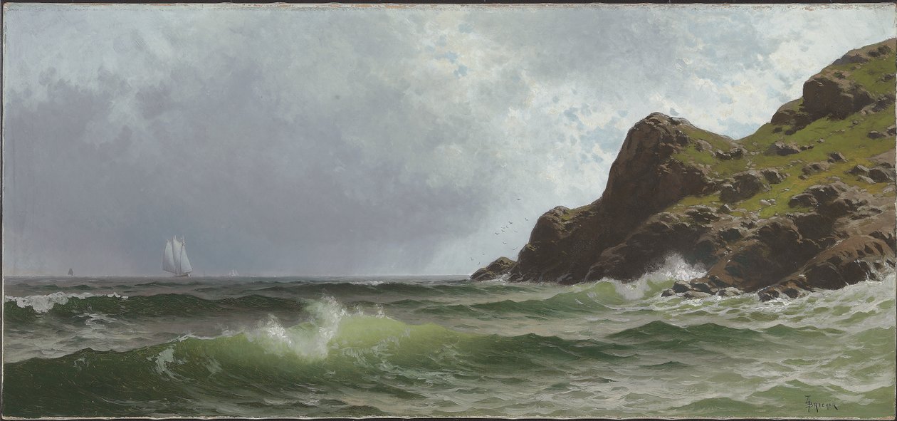 Segeln vor der Küste von Alfred Thompson Bricher