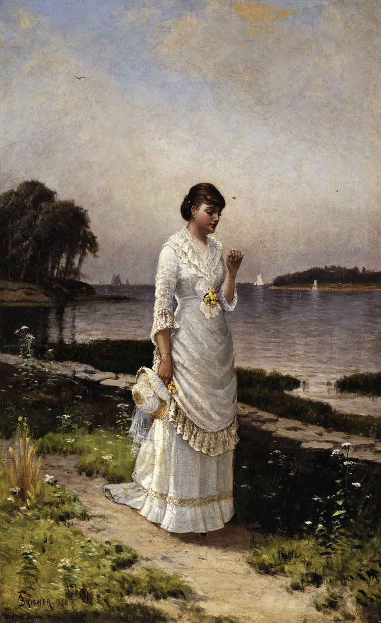 Der Verlobungsring, 1880 von Alfred Thompson Bricher