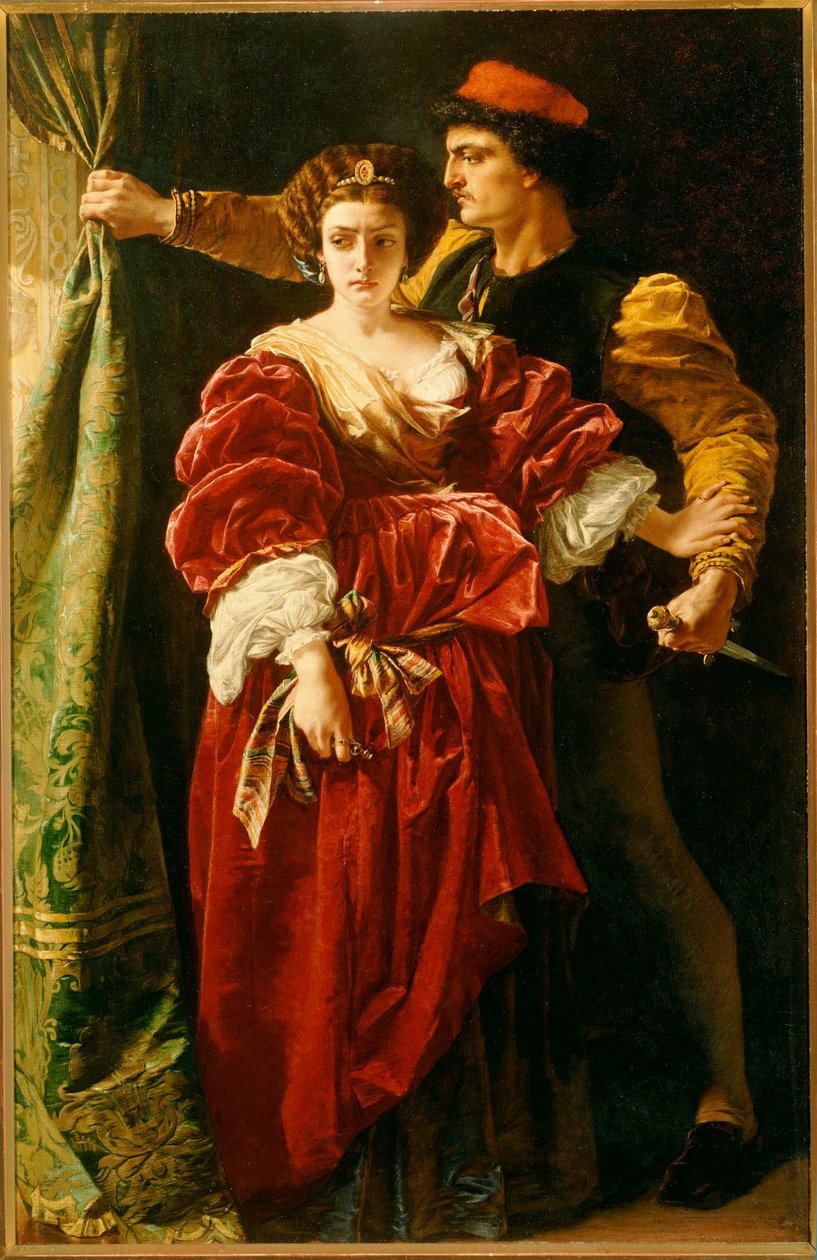 Lucrezia Borgia, 1863 von Alfred W. Elmore