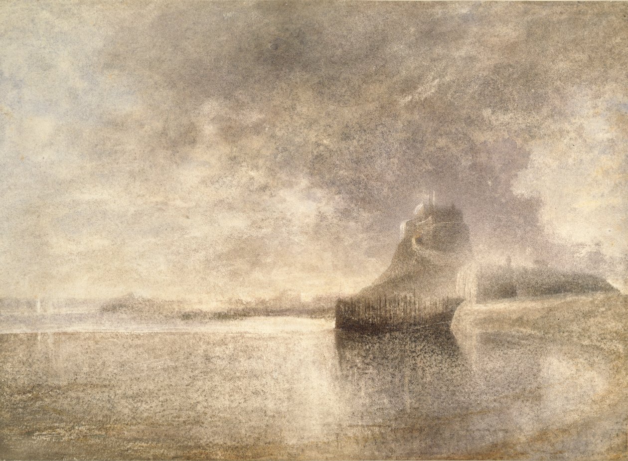 Holy Island Castle, Northumbria, ca. 1882-3 von Alfred William Hunt