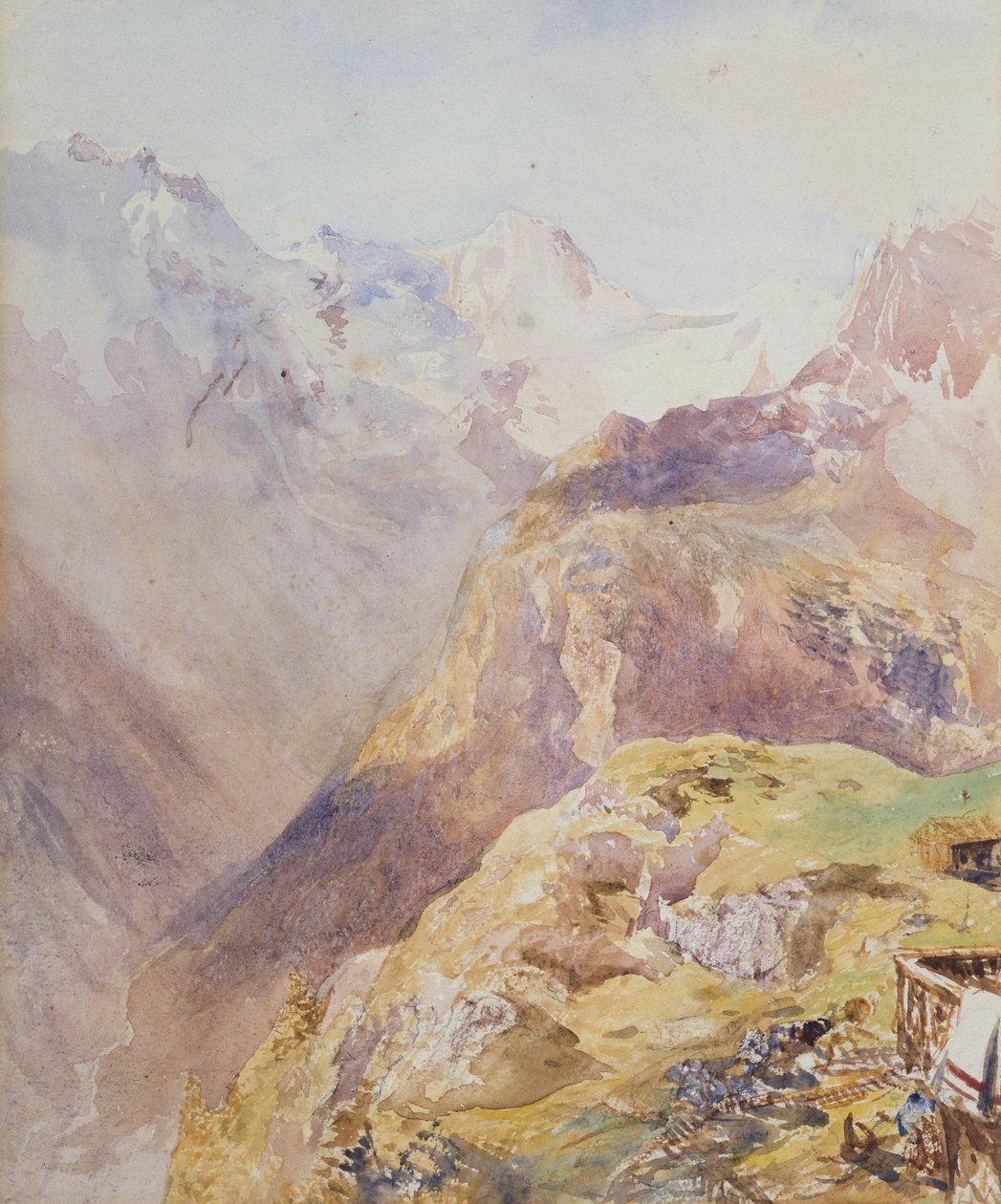 Lauterbrunnental von Mürren von Alfred William Hunt