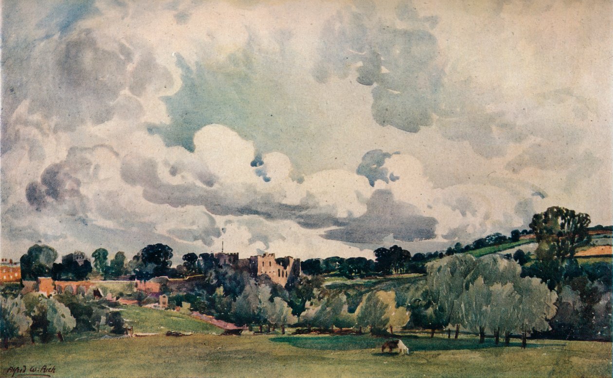 Ludlow Castle, ca. 1880 von Alfred William Rich