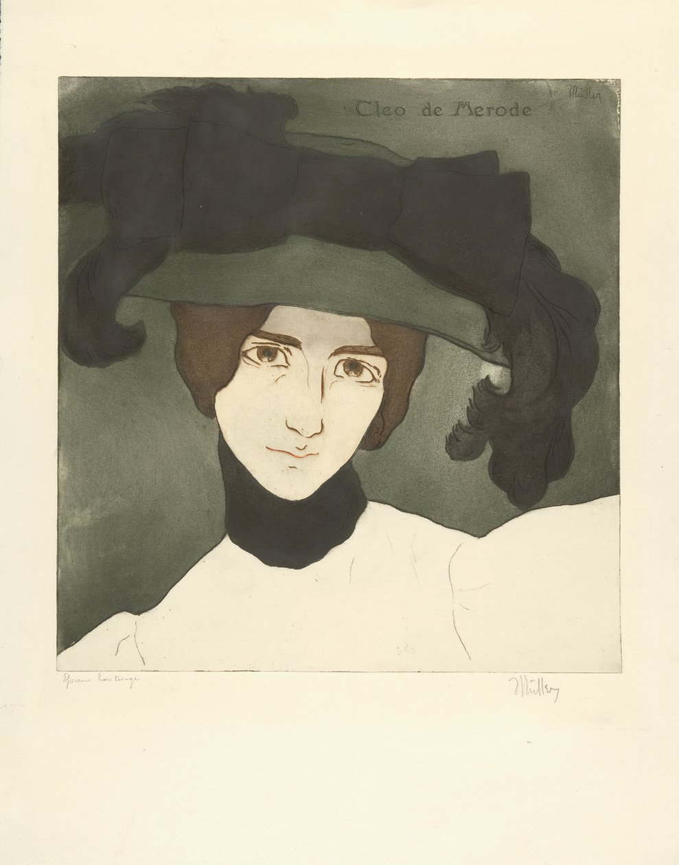 Cléo de Mérode von Alfredo Müller