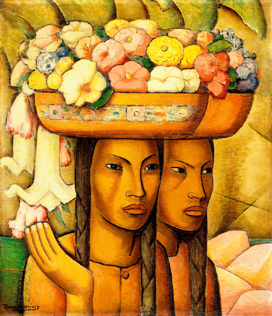 Blumenverkäufer von Alfredo Ramos Martinez