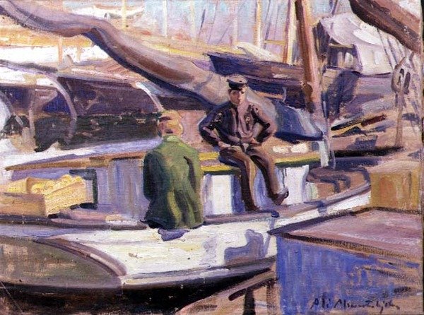 Helsinki Hafen von Ali Munsterhjelm