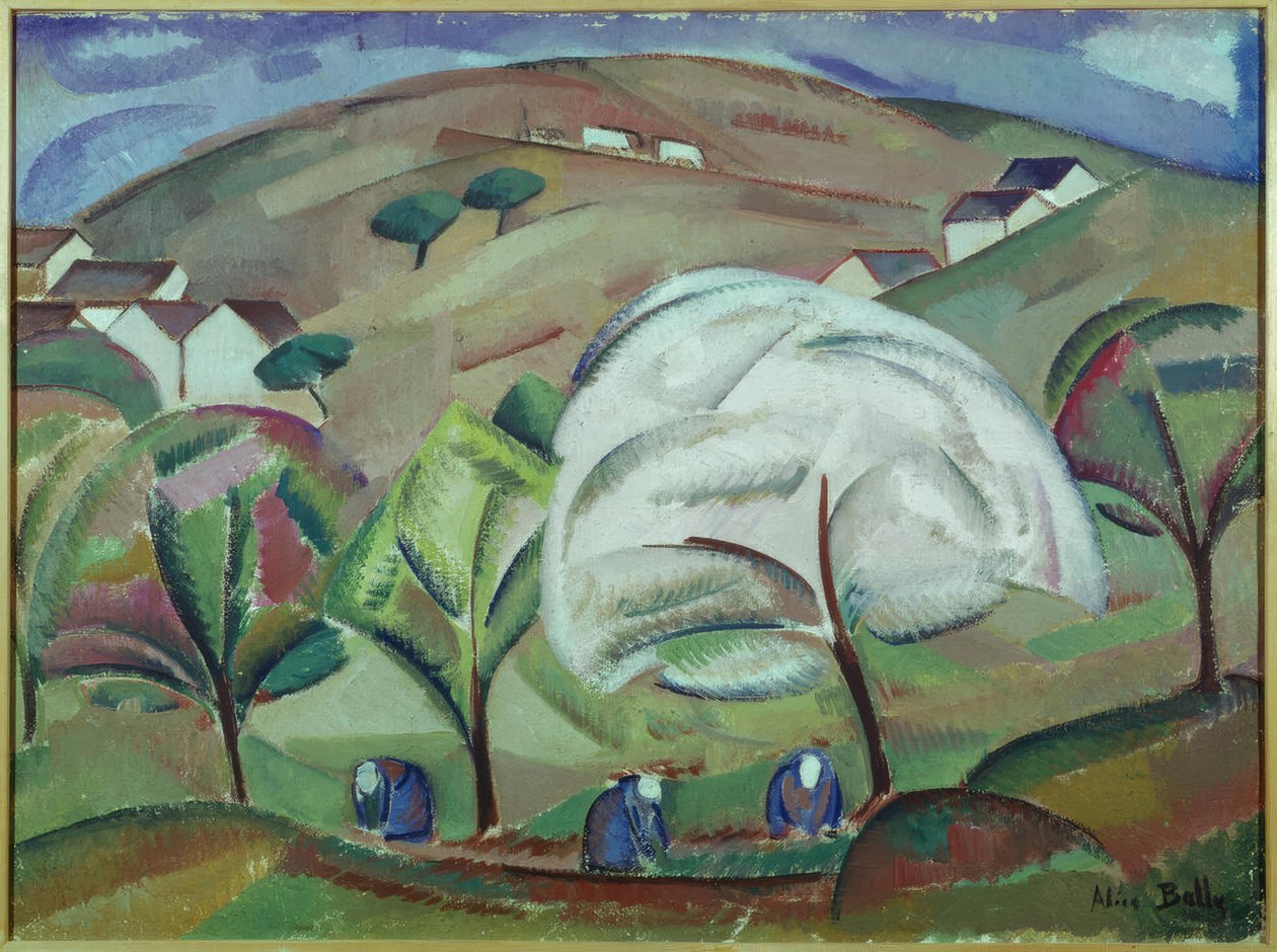 Studie zu Frühling in Orsay von Alice Bailly