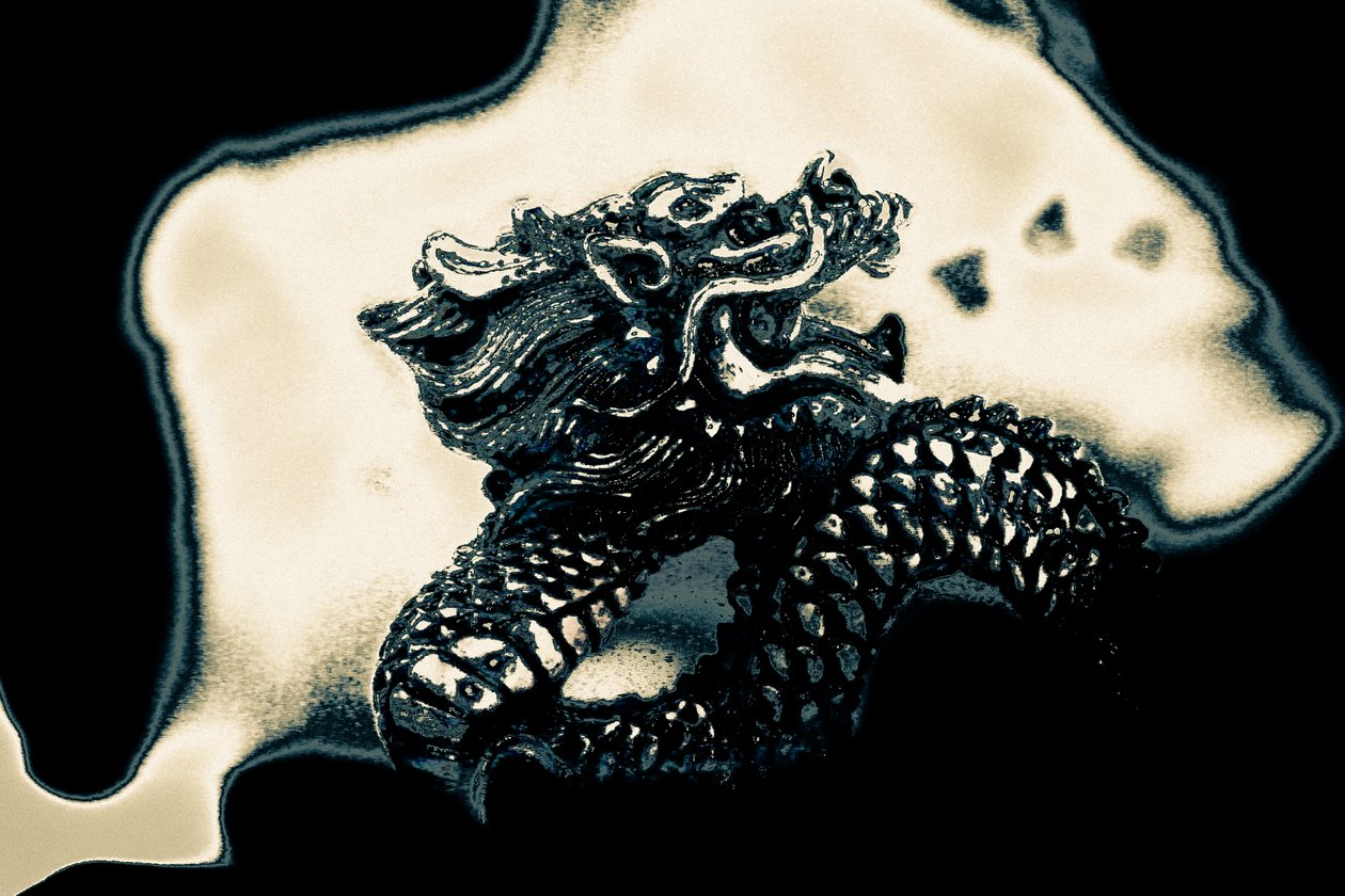 Feuer speiender Drache von Alice Gur Arie