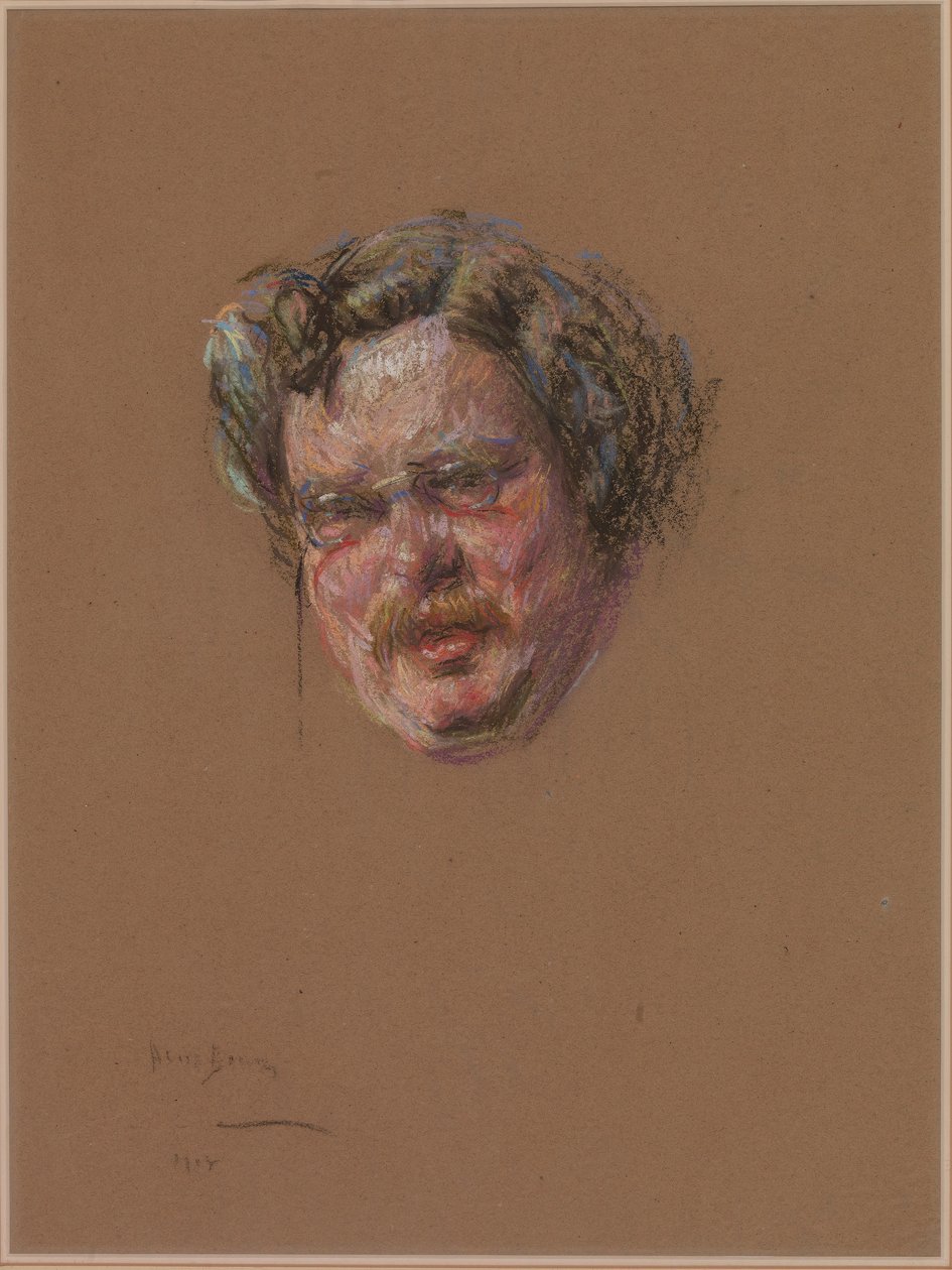 Gilbert K. Chesterton von Alice Pike Barney