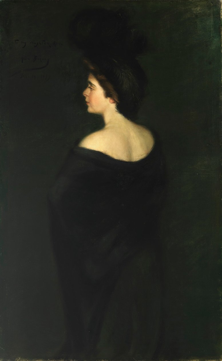 Laura in Schwarz von Alice Pike Barney