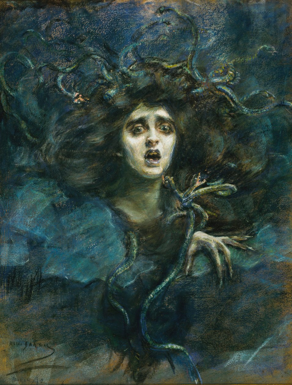 Medusa (Laura Dreyfus Barney) von Alice Pike Barney